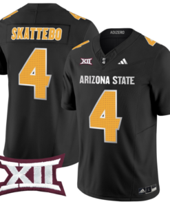Cam Skattebo Jersey #4 Arizona State Sun Devils 2024 Vapor Limited Black