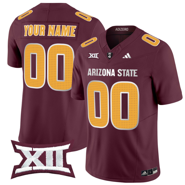 Custom Arizona State Sun Devils Jersey Name, Number 2024 Vapor Limited Football All Stitched 4 Custom Arizona State Sun Devils Jersey Name, Number 2024 Vapor Limited Football All Stitched - Image 4