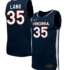 Carter Lang Jersey #35 Virginia Cavaliers NIL Basketball Navy 5 Carter Lang Jersey #35 Virginia Cavaliers NIL Basketball Navy