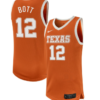 Cole Bott Jersey #12 Texas Longhorns NIL Basketball Texas Orange