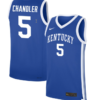 Collin Chandler Jersey #5 Kentucky Wildcats NIL Basketball Royal 4 Collin Chandler Jersey #5 Kentucky Wildcats NIL Basketball Royal
