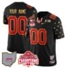 Custom Ohio State Jersey Black Limited