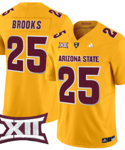 DeCarlos Brooks Jersey #25 Arizona State Sun Devils 2024 Vapor Limited Football All Stitched 11 D5L39KS