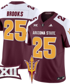 DeCarlos Brooks Jersey #25 Arizona State Sun Devils 2024 Vapor Limited Football All Stitched 10 DKQT570