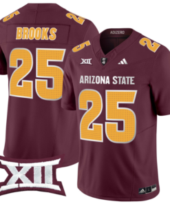 DeCarlos Brooks Jersey #25 Arizona State Sun Devils 2024 Vapor Limited Football All Stitched 9 DV86K6Q