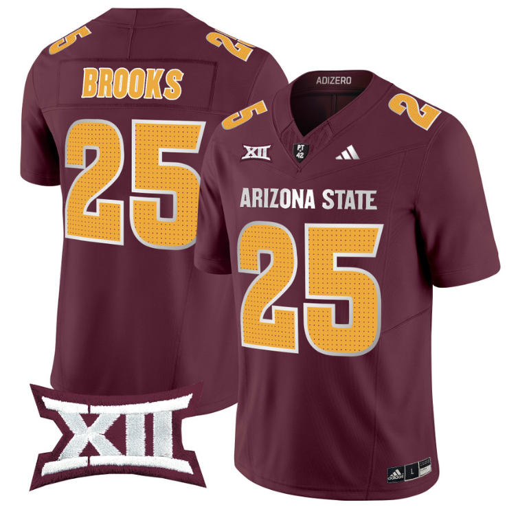 DeCarlos Brooks Jersey #25 Arizona State Sun Devils 2024 Vapor Limited Football All Stitched 4 DeCarlos Brooks Jersey #25 Arizona State Sun Devils 2024 Vapor Limited Football All Stitched - Image 4