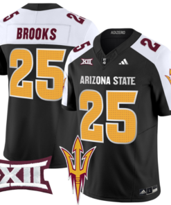 DeCarlos Brooks Jersey #25 Arizona State Sun Devils 2024 Vapor Limited Football All Stitched