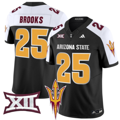 DeCarlos Brooks Jersey #25 Arizona State Sun Devils 2024 Vapor Limited Football All Stitched 16 DeCarlos Brooks Jersey #25 Arizona State Sun Devils 2024 Vapor Limited Football All Stitched
