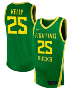 Deja Kelly Jersey #25 Oregon Ducks NIL Basketball Green