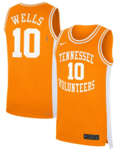 Destinee Wells Jersey #10 Tennessee Volunteers Basketball NIL Orange