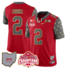 Emeka Egbuka Jersey #2 Ohio State National Champions 2025 Patc Football All Stitched