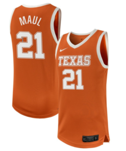 Gisella Maul Jersey #21 Texas Longhorns NIL Basketball Texas Orange