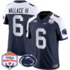 Harrison Wallace III Jersey #6 Penn State 2024 Fiesta Bowl Patch Football All Stitched