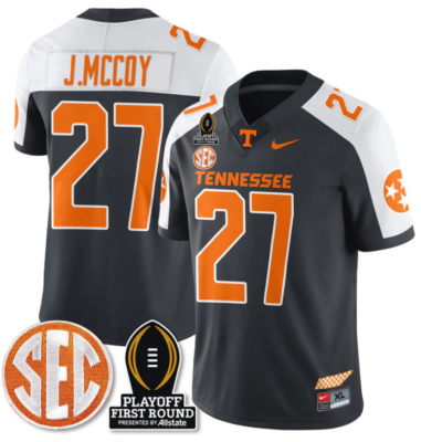 Jermod McCoy Jersey #27 Tennessee Vols Playoff First Round Patch Football All Stitched 16 Jermod McCoy Jersey #27 Tennessee Vols Playoff First Round Patch Football All Stitched