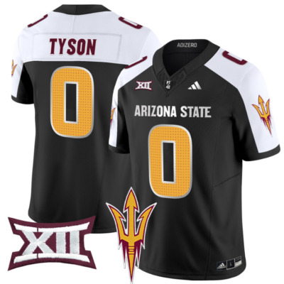 Jordyn Tyson Jersey #0 Arizona State Sun Devils 2024 Vapor Limited Football All Stitched 16 Jordyn Tyson Jersey #0 Arizona State Sun Devils 2024 Vapor Limited Football All Stitched