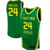 Jamari Phillips Jersey #24 Oregon Ducks NIL Basketball Green 4 Jamari Phillips Jersey #24 Oregon Ducks NIL Basketball Green