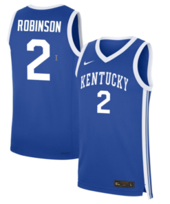 Jaxson Robinson Jersey #2 Kentucky Wildcats NIL Basketball Royal