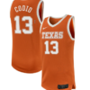 Jordana Codio Jersey #13 Texas Longhorns NIL Basketball Texas Orange