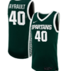 Julia Ayrault Jersey #40 Michigan State Spartans NIL Basketball Green 5 Julia Ayrault Jersey #40 Michigan State Spartans NIL Basketball Green