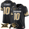 Kordell Stewart Jersey #10 Colorado Buffaloes Vapor Limited Football All Stitched
