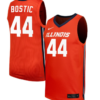 Kendall Bostic Jersey #44 Illinois Fighting Illini NIL Basketball Orange 5 Kendall Bostic Jersey #44 Illinois Fighting Illini NIL Basketball Orange