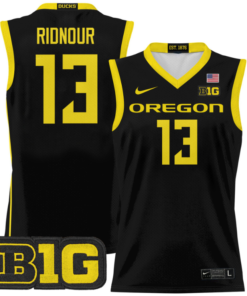 Luke Ridnour Jersey #13 Oregon Ducks 2024 Lightweight Basketball Black