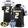 Marquis Johnson Jersey #2 Missouri Tigers 2024 Music City Bowl Football All Stitched