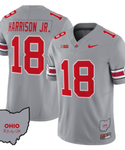 Marvin Harrison Jr Jersey #18 Ohio State Rose Bowl Football All Stitched