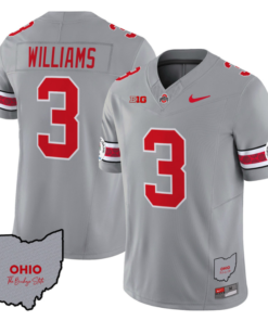 Miyan Williams Jersey #3 Ohio State Rose Bowl Patch Football All Stitched