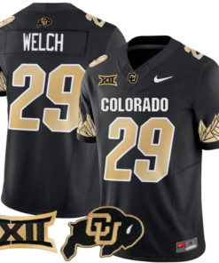Micah Welch Jersey #29 Colorado Buffaloes Vapor Limited Football All Stitched