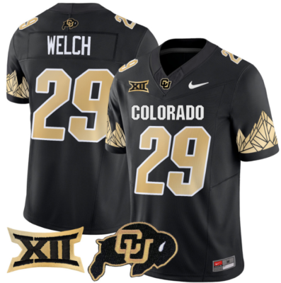 Micah Welch Jersey #29 Colorado Buffaloes Vapor Limited Football All Stitched