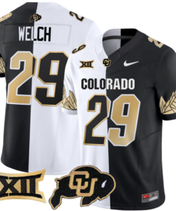 Micah Welch Jersey 29 Colorado Buffaloes Vapor Limited Football Stripeout