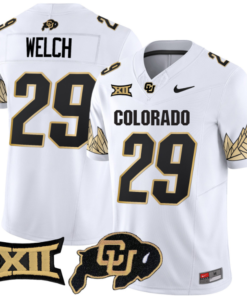 Alternative view of Micah Welch Jersey #29 Colorado Buffaloes Vapor Limited Football Black