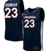 Payton Dunbar Jersey #23 Virginia Cavaliers NIL Basketball Navy