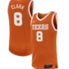 Preston Clark Jersey #8 Texas Longhorns NIL Basketball Texas Orange