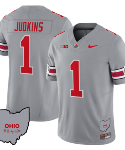 Quinshon Judkins Jersey #1 Ohio State Rose Bowl Patch Football All Stitched