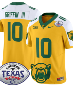Robert Griffin III Jersey #10 Baylor Bears 2024 Texas Bowl Patch Football All Stitched