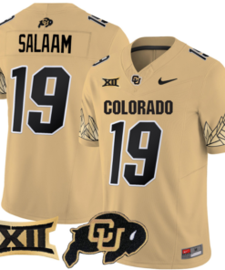 Rashaan Salaam Jersey #19 Colorado Buffaloes Vapor Limited Football All Stitched