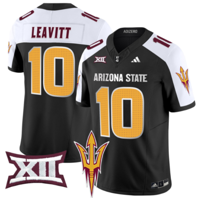 Sam Leavitt Jersey #10 Arizona State Sun Devils 2024 Vapor Limited Football All Stitched