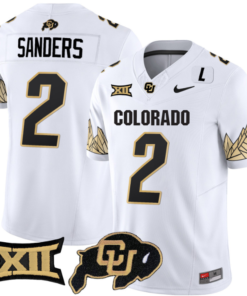 Shedeur Sanders Jersey #2 Colorado Buffaloes Vapor Limited Football All Stitched