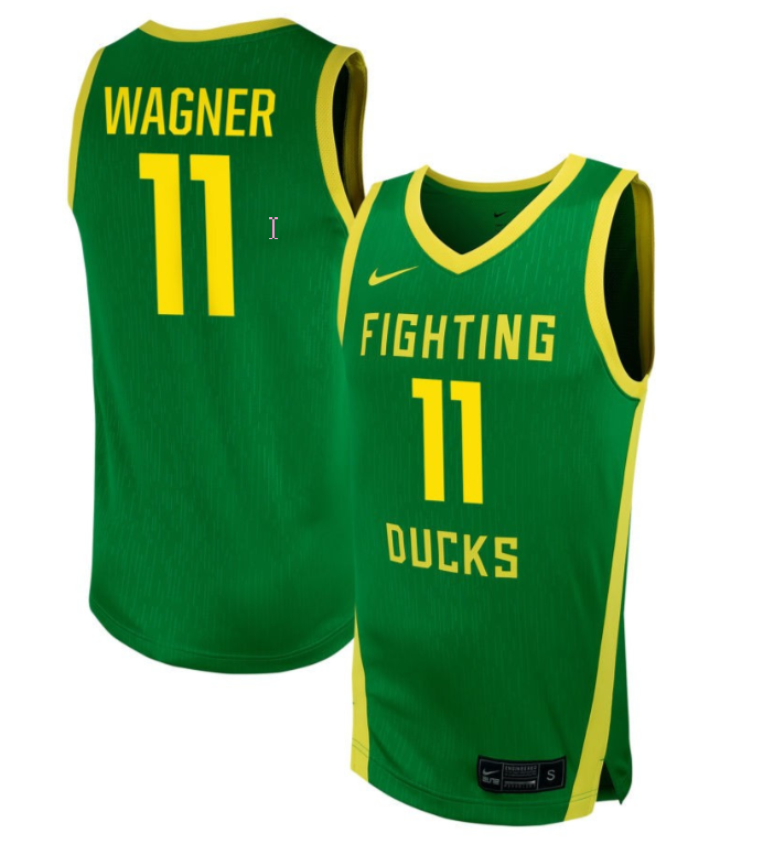 Samantha Wagner Jersey #11 Oregon Ducks NIL Basketball Green 1 Samantha Wagner Jersey #11 Oregon Ducks NIL Basketball Green