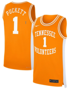 Sara Puckett Jersey #1 Tennessee Volunteers Basketball NIL Orange