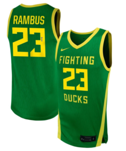 Sarah Rambus Jersey #23 Oregon Ducks NIL Basketball Green