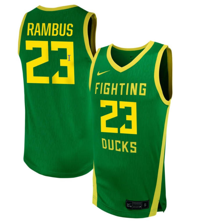 Sarah Rambus Jersey #23 Oregon Ducks NIL Basketball Green 1 Sarah Rambus Jersey #23 Oregon Ducks NIL Basketball Green