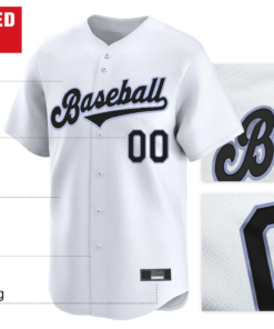 vapor embroidered baseball jersey