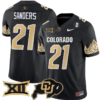 Shilo Sanders Jersey #21 Colorado Buffaloes Vapor Limited Football All Stitched