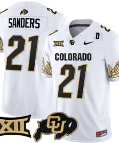 Alternative view of Shilo Sanders Jersey #21 Colorado Buffaloes Vapor Limited Football All Stitched