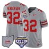 Treveyon Henderson Jersey #32 Ohio State Buckeyes Cotton Bowl Patch Football All Stitched