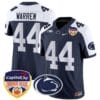 Tyler Warren Jersey #44 Penn State Orange Bowl Patch Football All Stitched