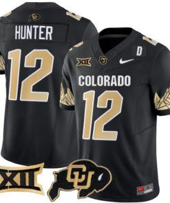 Travis Hunter Jersey #12 Colorado Buffaloes Vapor Limited Football All Stitched